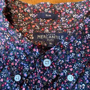J.Crew  Floral Print Button Down